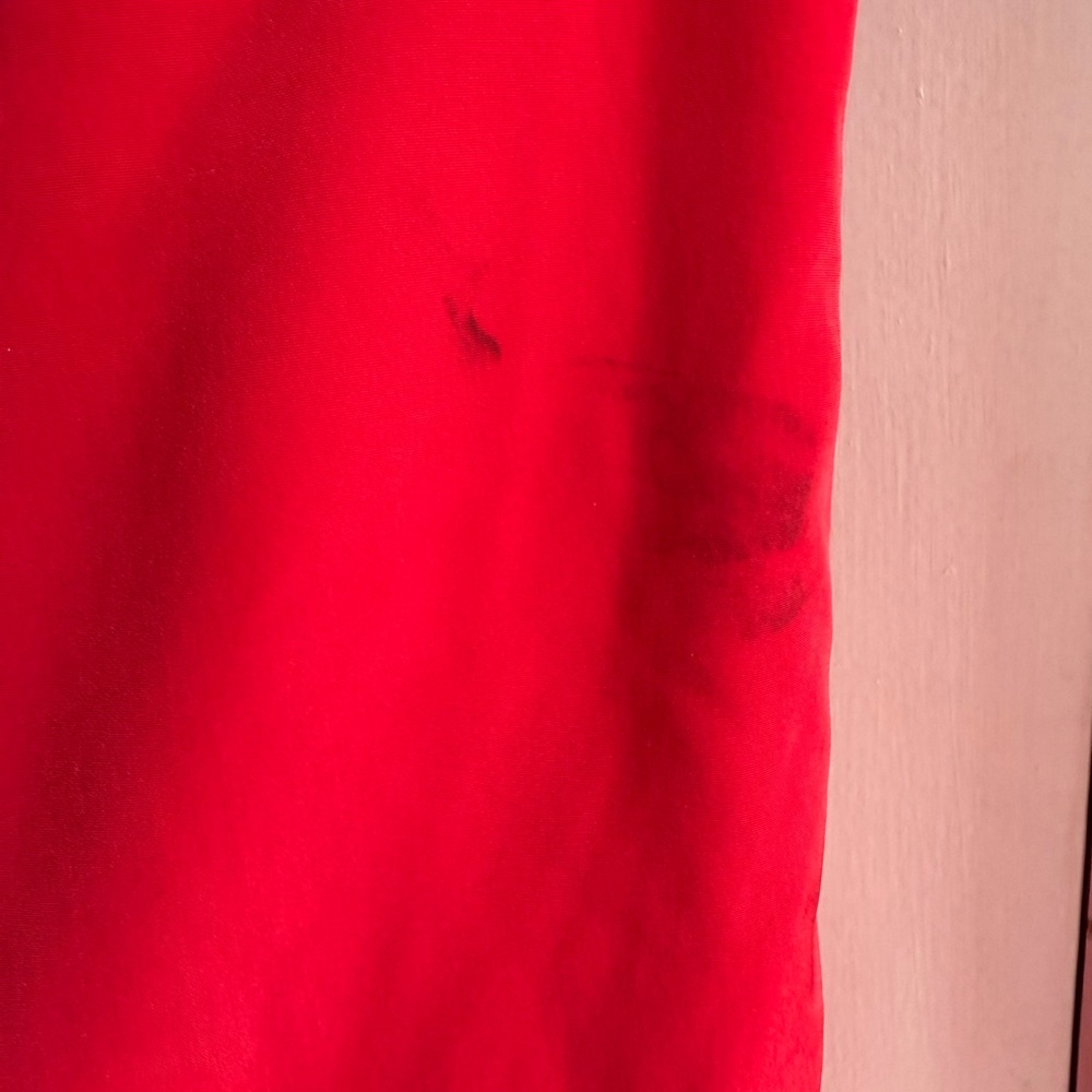 London Fog Women's Vibrant Red Trench Coat Size L - Picture 5 of 7